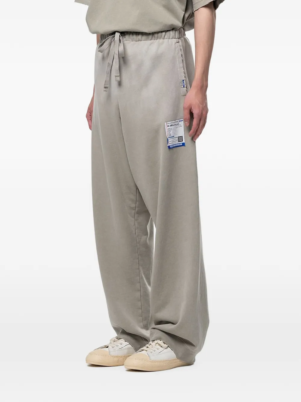Maison MIHARA YASUHIRO Zon vervaagd als gerafelde broek Beige