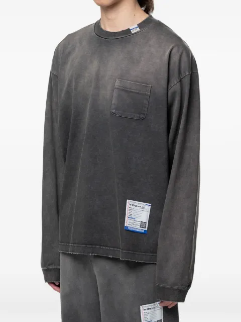 Maison MIHARA YASUHIRO sun faded like distressed sweatshirt