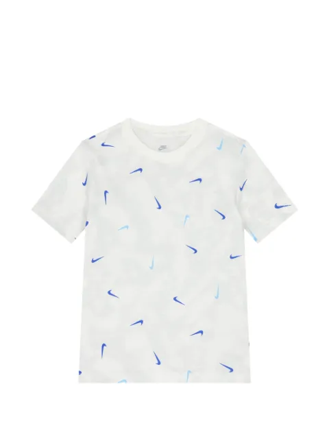 Nike Kids 로고 프린트 티셔츠