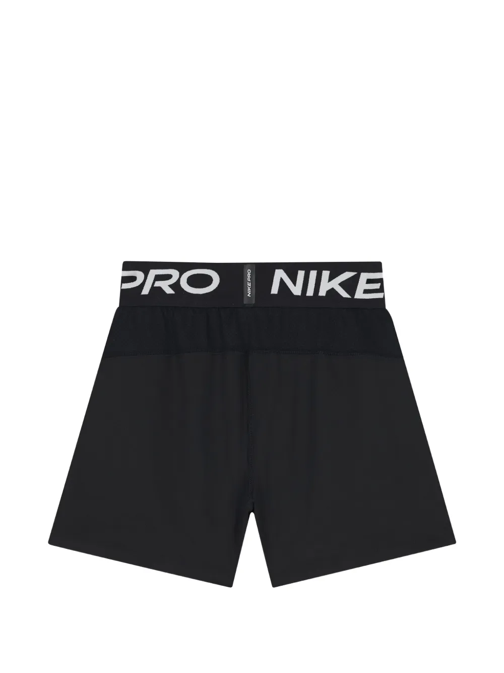 Nike Kids logo-waistband shorts Zwart