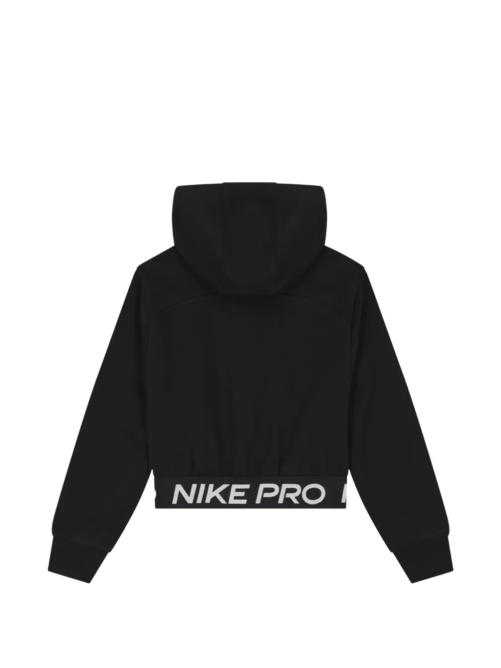 Nike Kids Nike Pro hoodie met logo-band Zwart