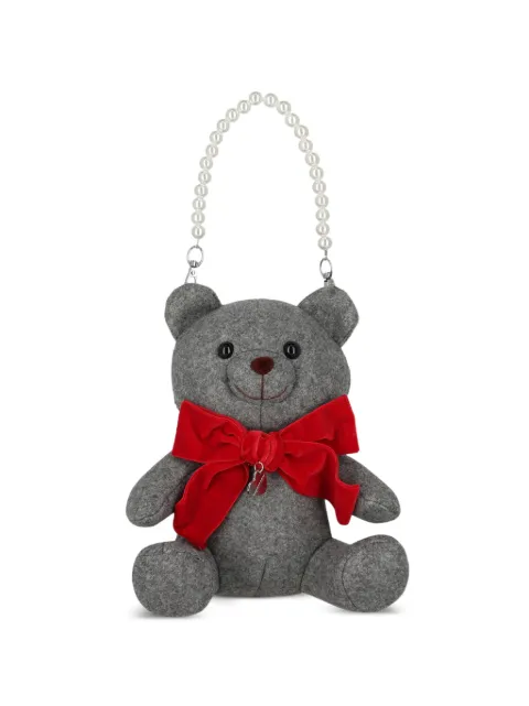 Monnalisa Teddy bow-detail shoulder bag