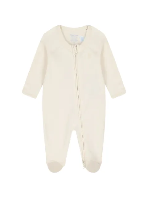 POLO RALPH LAUREN KIDS pijama con logo bordado de manga raglán
