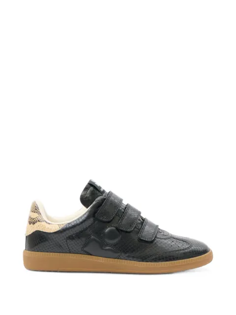 ISABEL MARANT Beth python-embossed sneakers