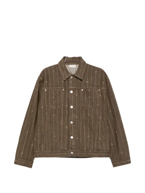 Drôle De Monsieur logo-monogram denim jacket
