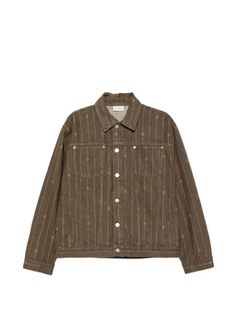 Drôle De Monsieur logo-monogram denim jacket