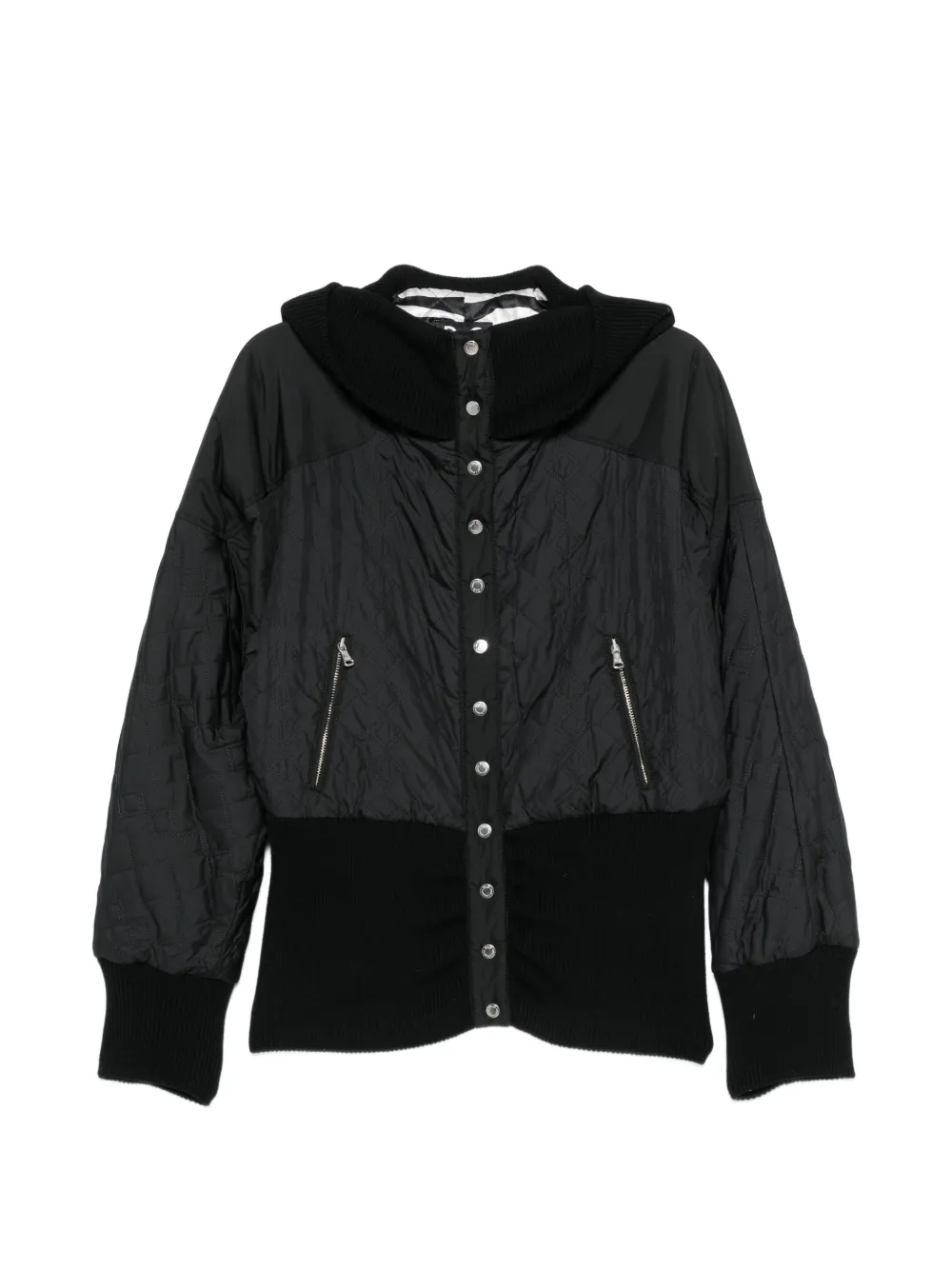 Dolce & Gabbana Pre-Owned 2000s quilted panelled jacket - Nero
