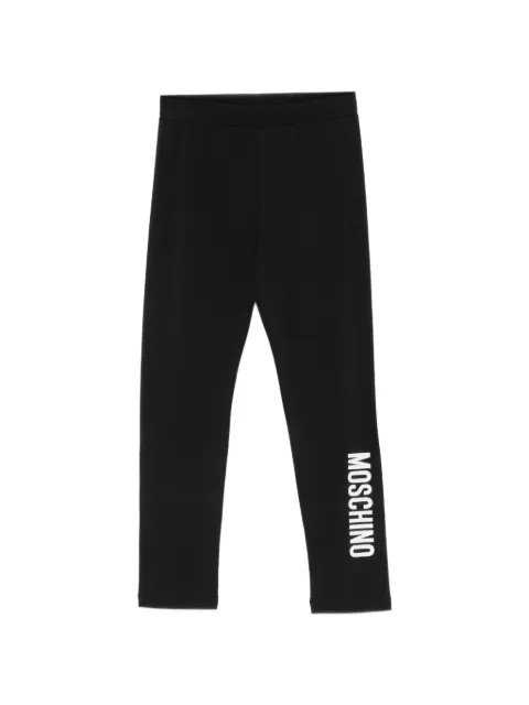 Moschino Kids logo-print leggings