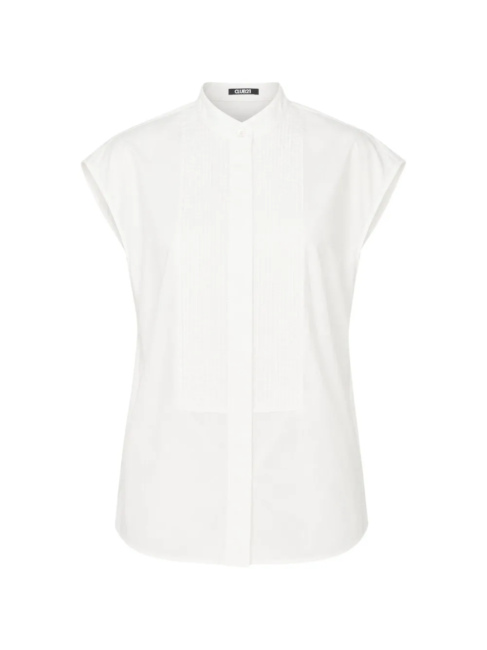 Club21 Collection Edith pleated-bib shirt