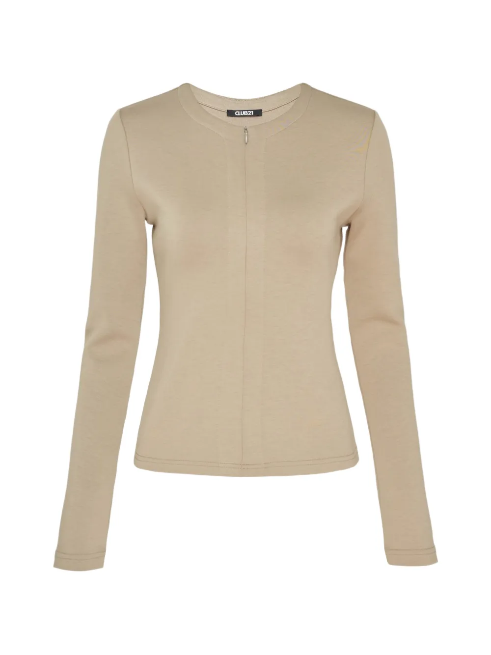 Club21 Collection Mira zip-up long-sleeve cardigan