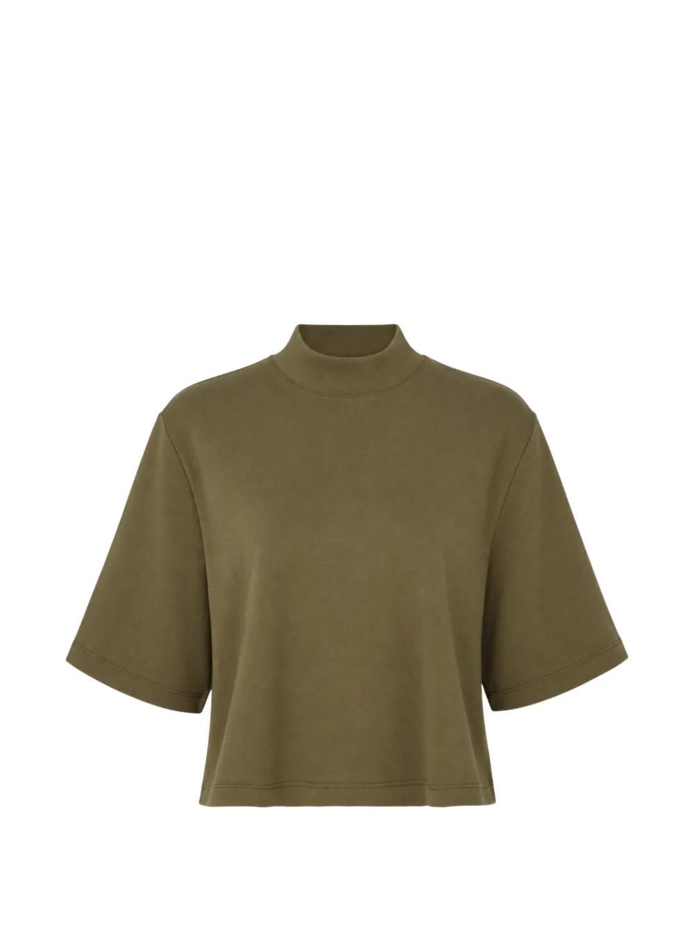 Club21 Collection Irene Mock-neck Top In 그린
