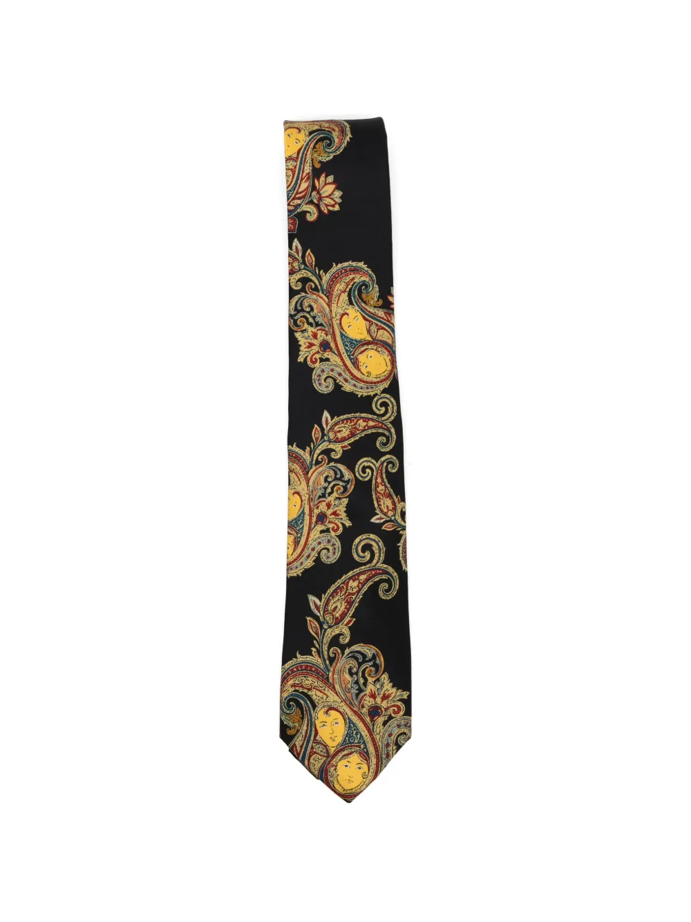 KidSuper paisley-printed tie - Nero