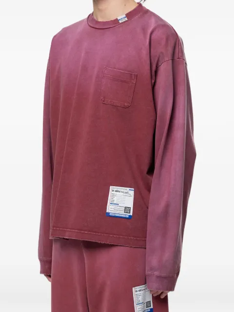 Maison MIHARA YASUHIRO sun faded like distressed long-sleeve T-Shirt