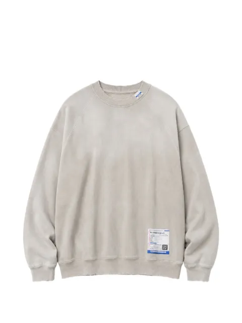Maison MIHARA YASUHIRO sudadera con efecto envejecido