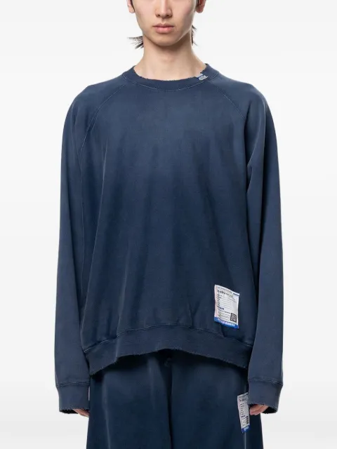 Maison MIHARA YASUHIRO sun faded like distressed sweatshirt