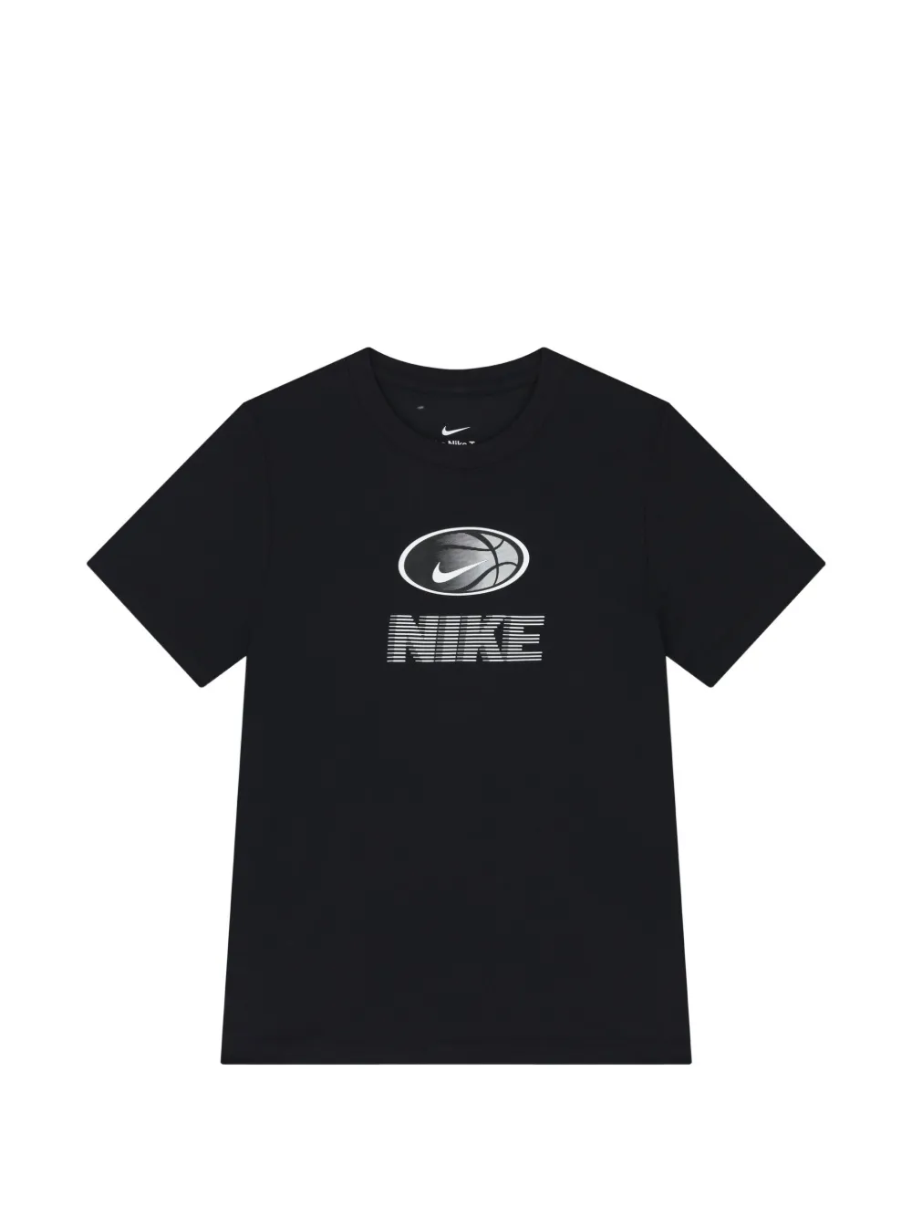 Nike Kids logo-print T-shirt - Nero