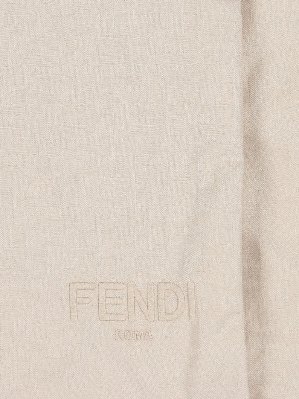 Fendi Kids FF logo-jacquard sleep bag Beige