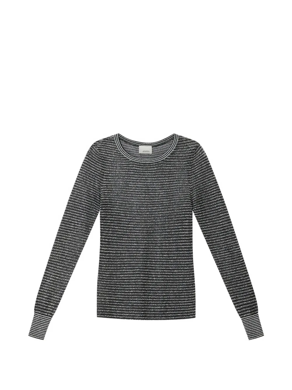 ISABEL MARANT Cenaya striped-knit T-shirt - Nero