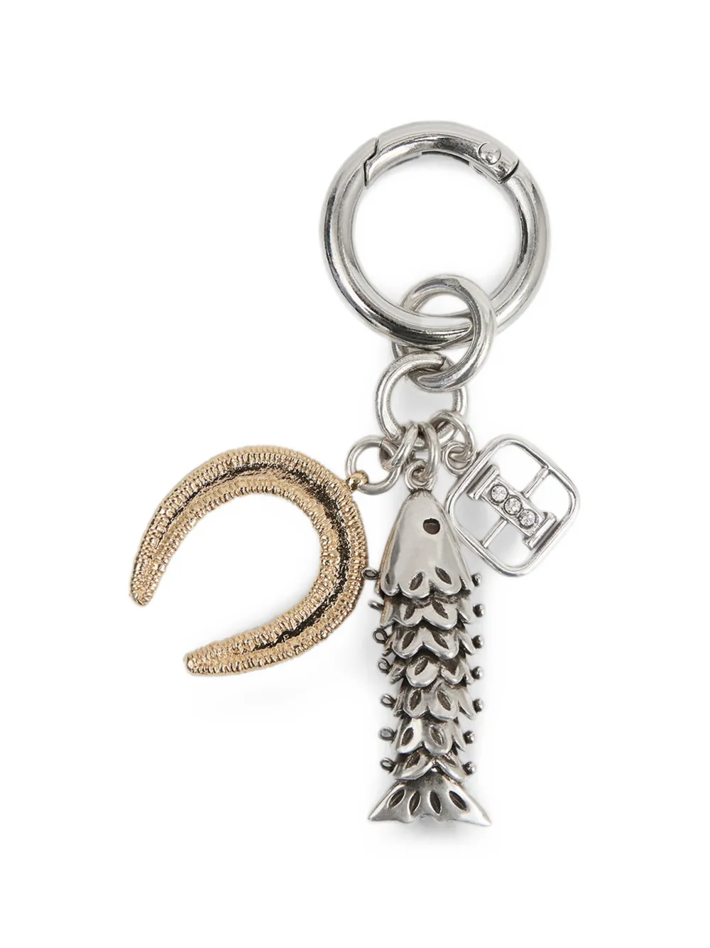 ISABEL MARANT charms keyring - Argento
