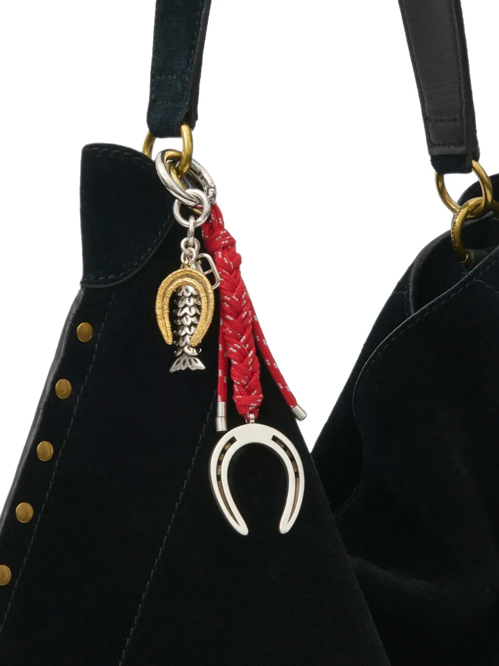 ISABEL MARANT ^ sleutelhanger met bedels Zilver