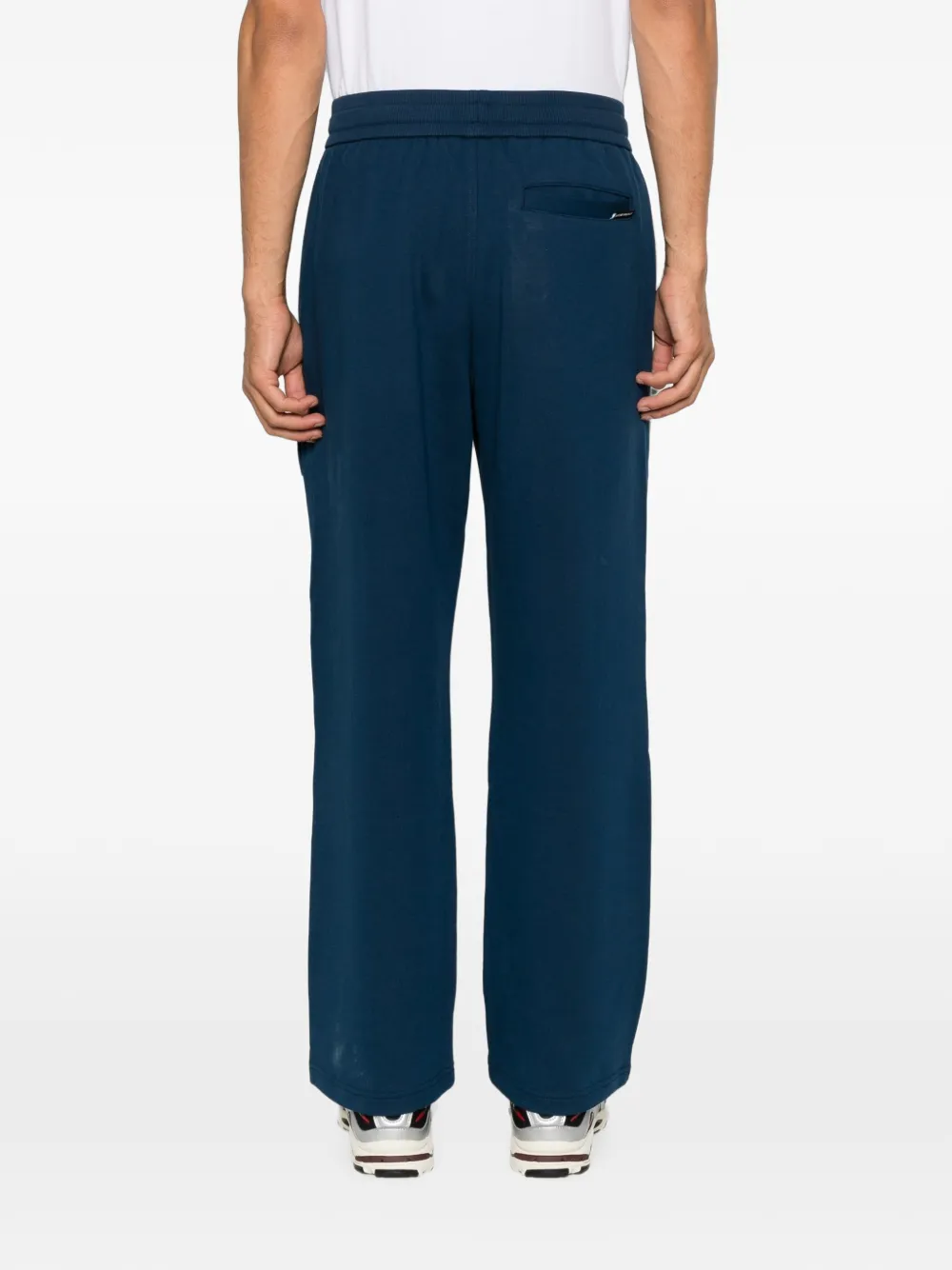 Moose Knuckles Trainingsbroek met logoplakkaat Blauw