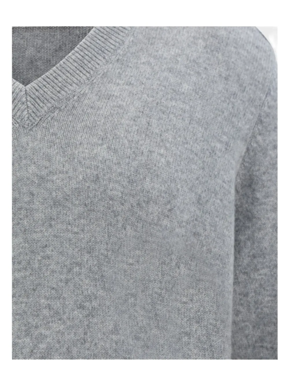Brunello Cucinelli V-neck cashmere sweater Grijs