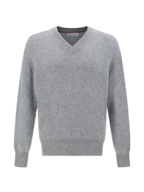 Brunello Cucinelli V-neck cashmere sweater