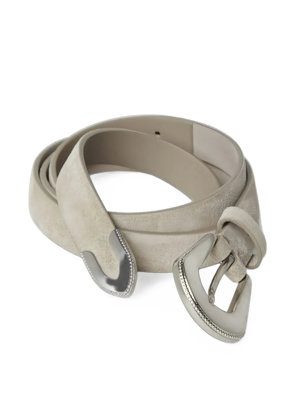 Brunello Cucinelli Suède gespriem Beige