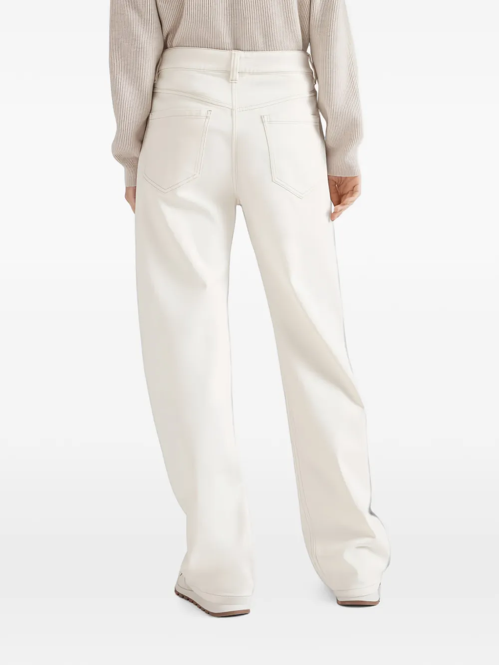 Brunello Cucinelli Straight broek met vijf zakken Wit