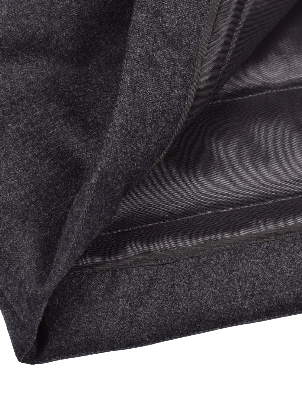Brunello Cucinelli Gestreepte rok met geribbelde tailleband Grijs