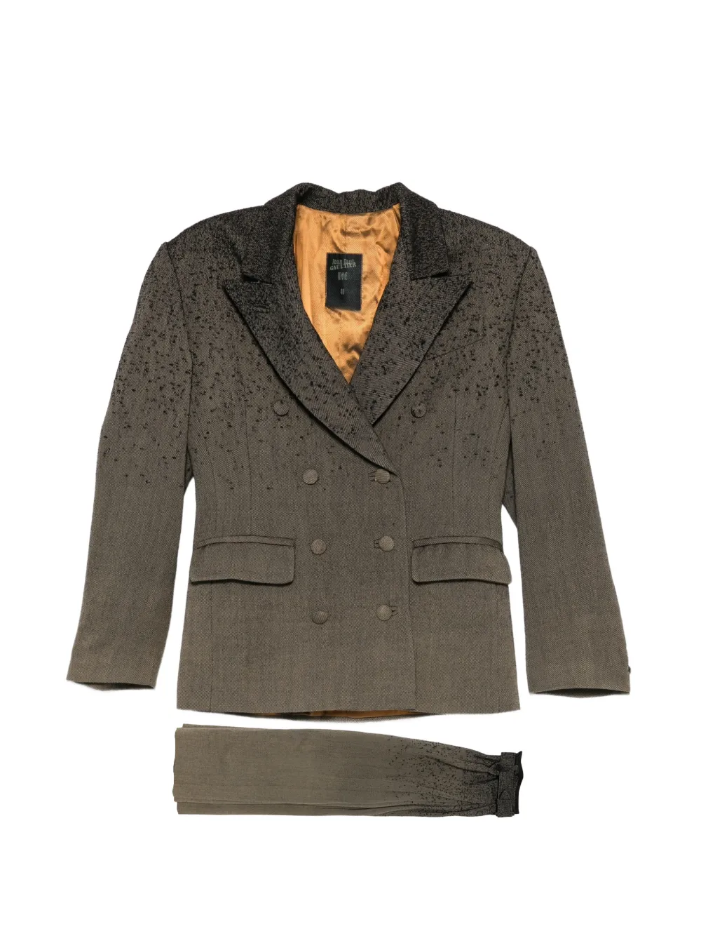 Jean Paul Gaultier Pre-Owned 1990s double-breasted suit - Verde