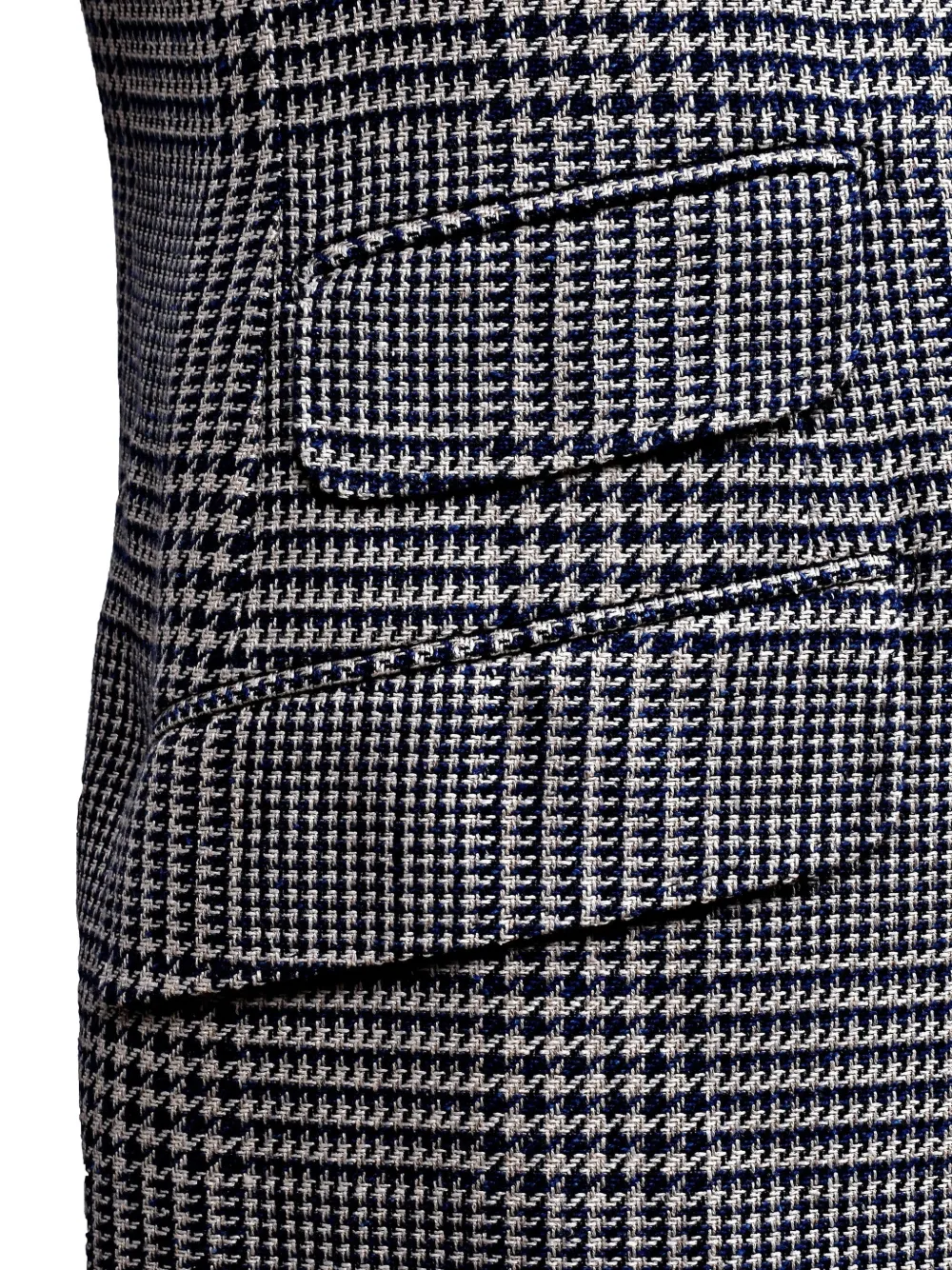 Brunello Cucinelli houndstooth-pattern tailored blazer Grijs