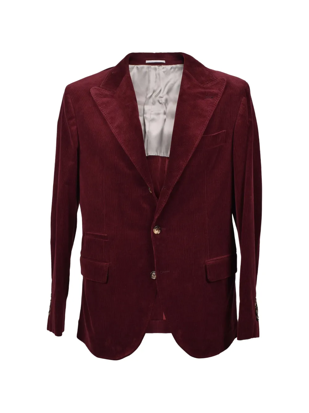 Brunello Cucinelli corduroy-texture notch-lapel blazer