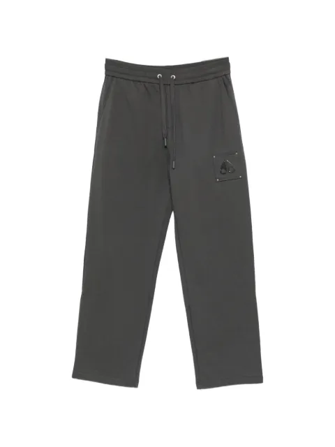 Moose Knuckles logo-patch drawstring track pants