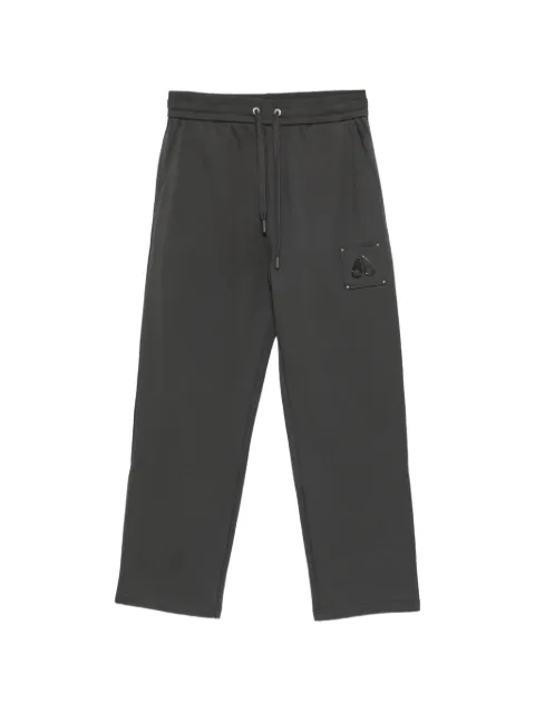 Moose Knuckles logo-patch drawstring track pants