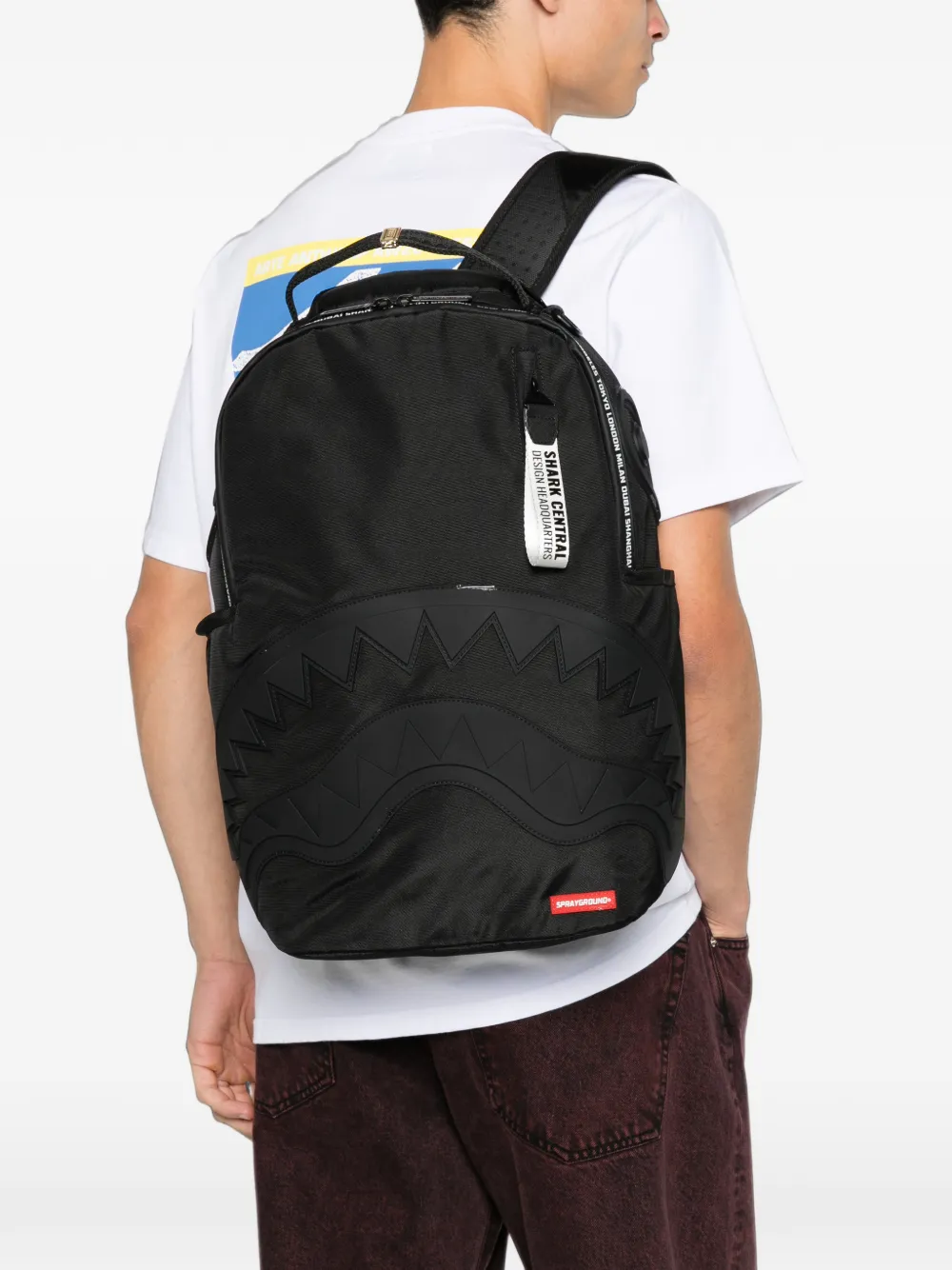 Sprayground Shark Mouth rugzak Zwart