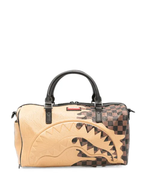 Sprayground check-print holdall