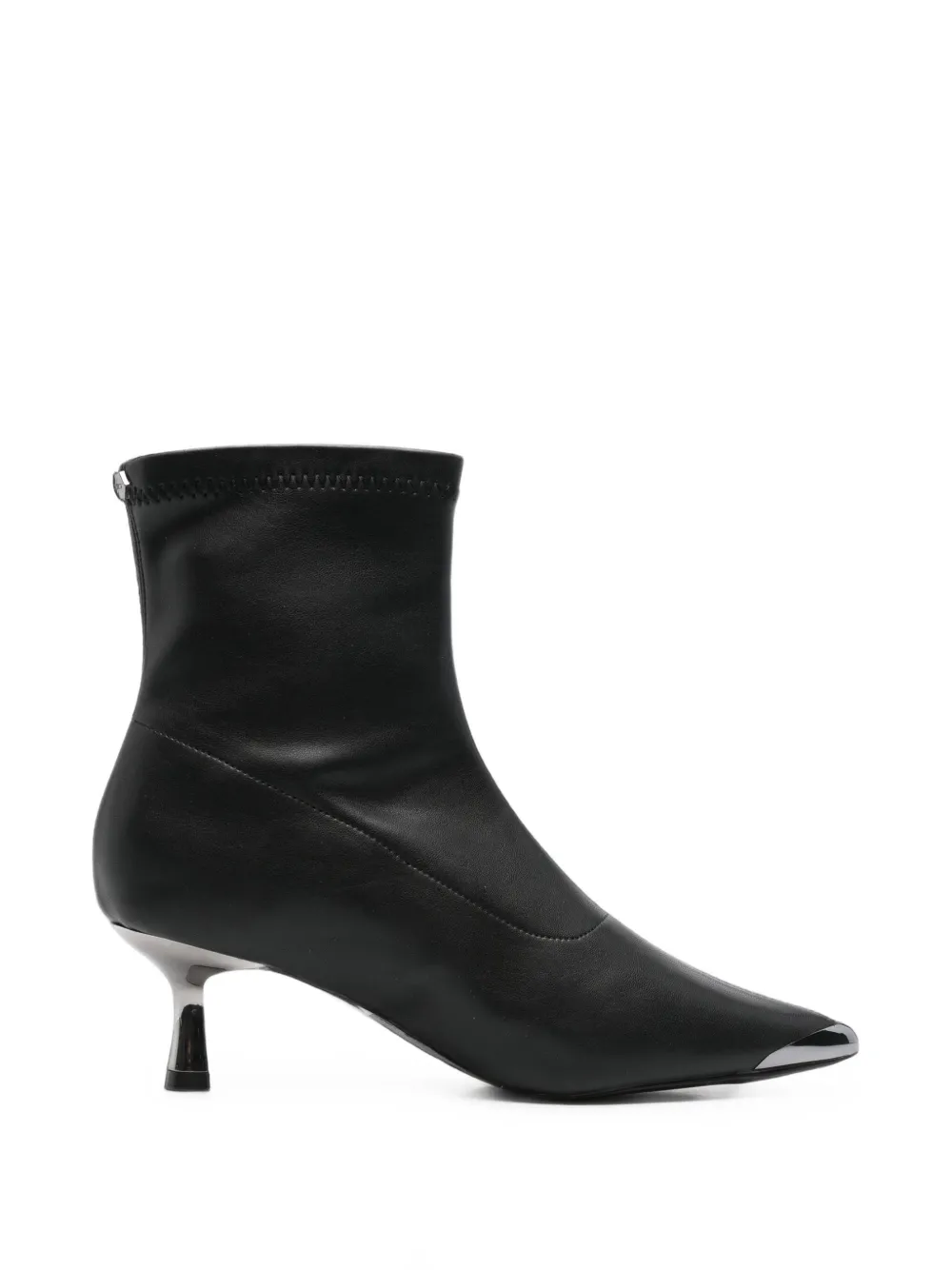 Cult metal-toe pointed-toe ankle boots