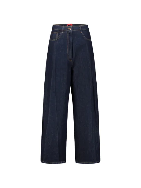 THELATEST Evie pleated wide-leg jeans