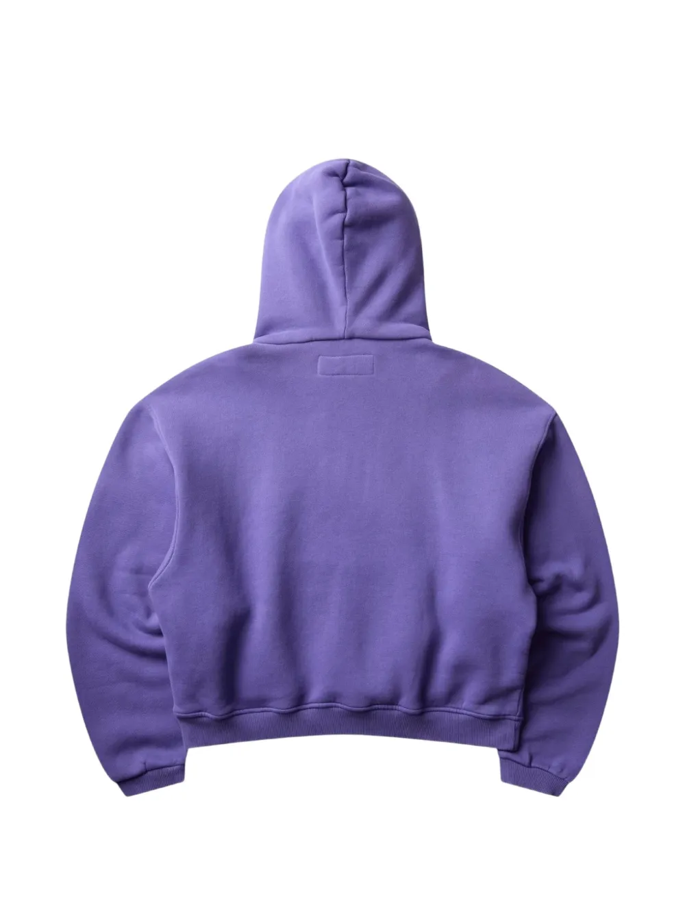 ERL Cropped hoodie met geborduurd logo Paars