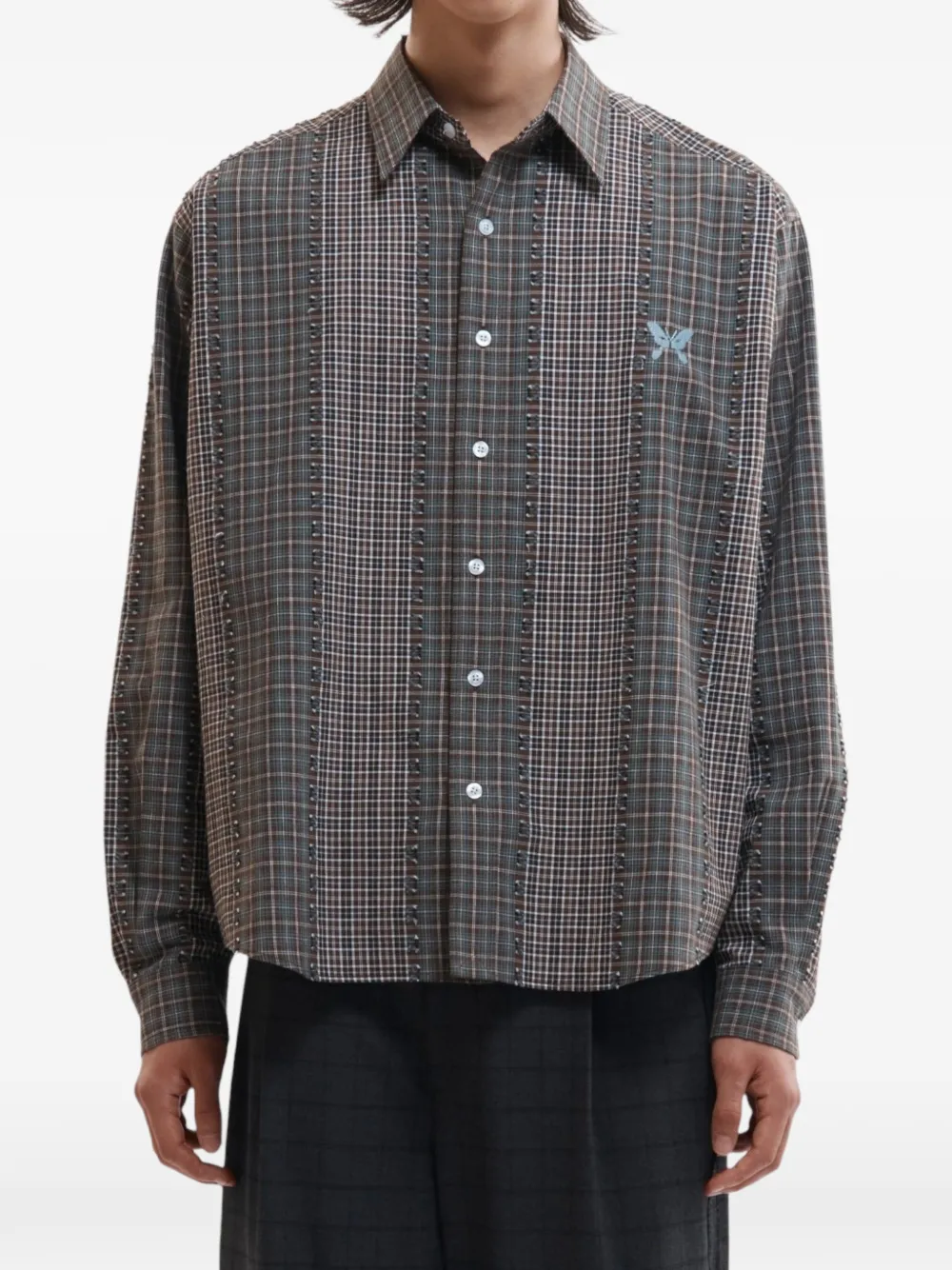 Perks And Mini Holt check-pattern shirt