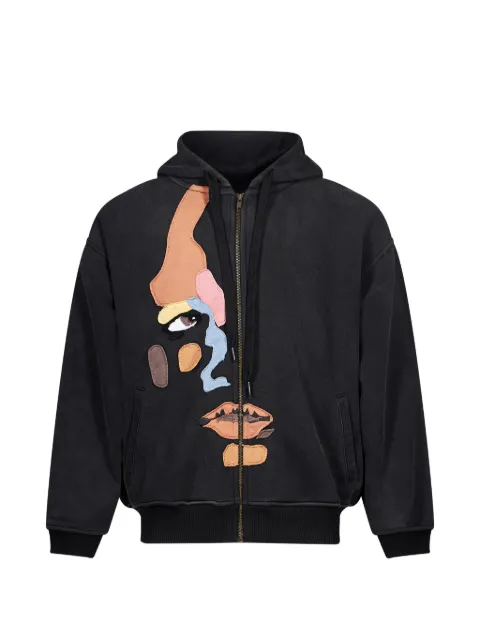 KidSuper sudadera Side Eye Face con capucha