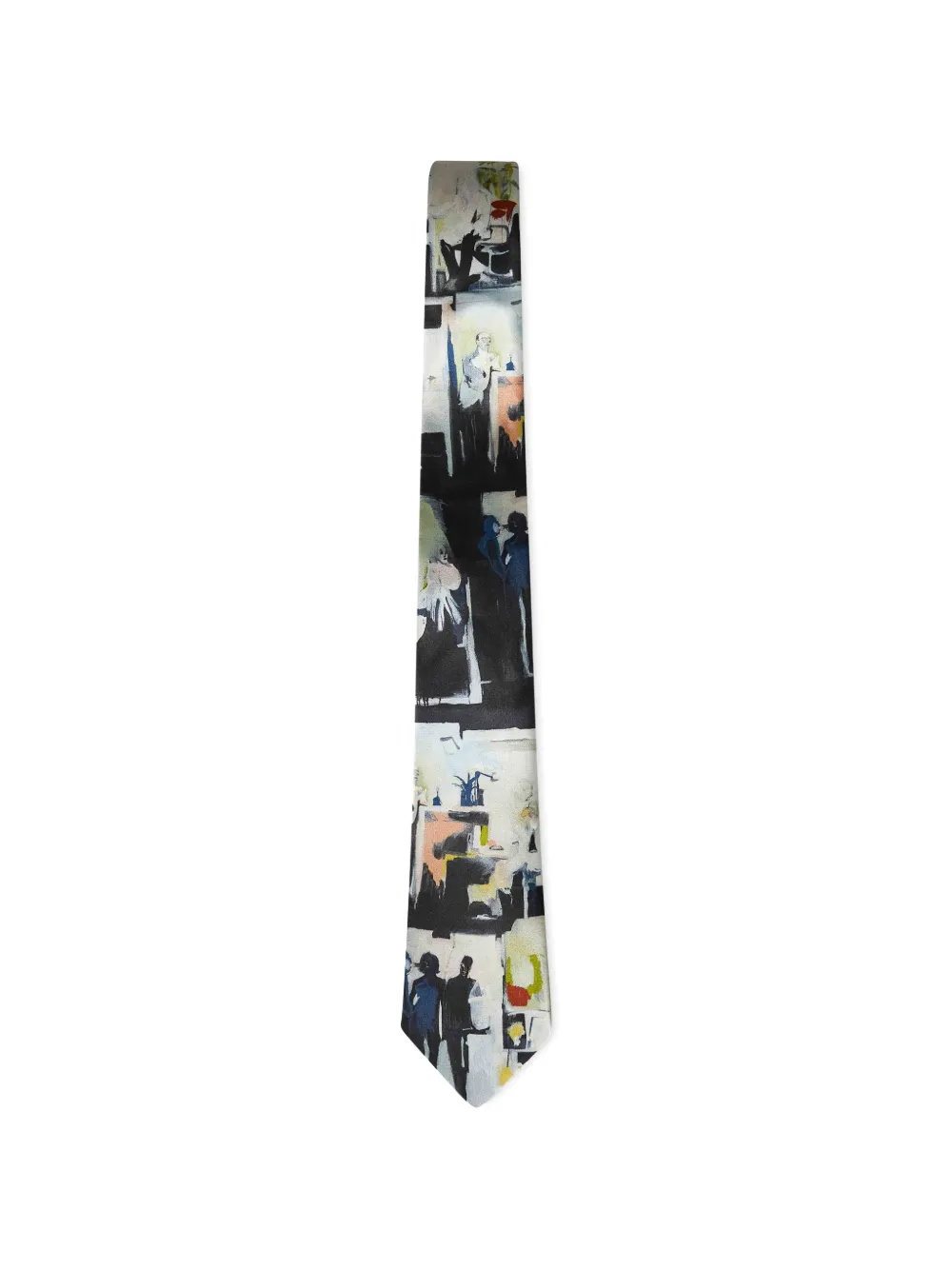 KidSuper graphic-print silk tie