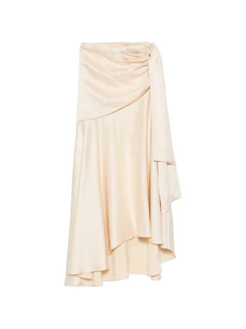 ZIMMERMANN Ascent draped asymmetric long skirts