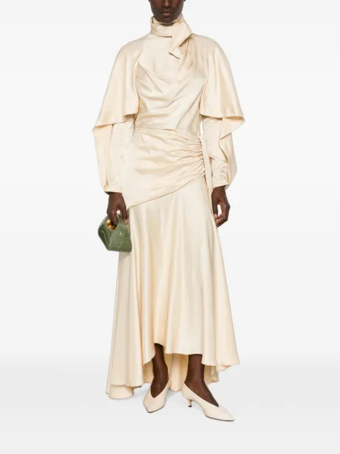 ZIMMERMANN Ascent draped pussy-bow blouse