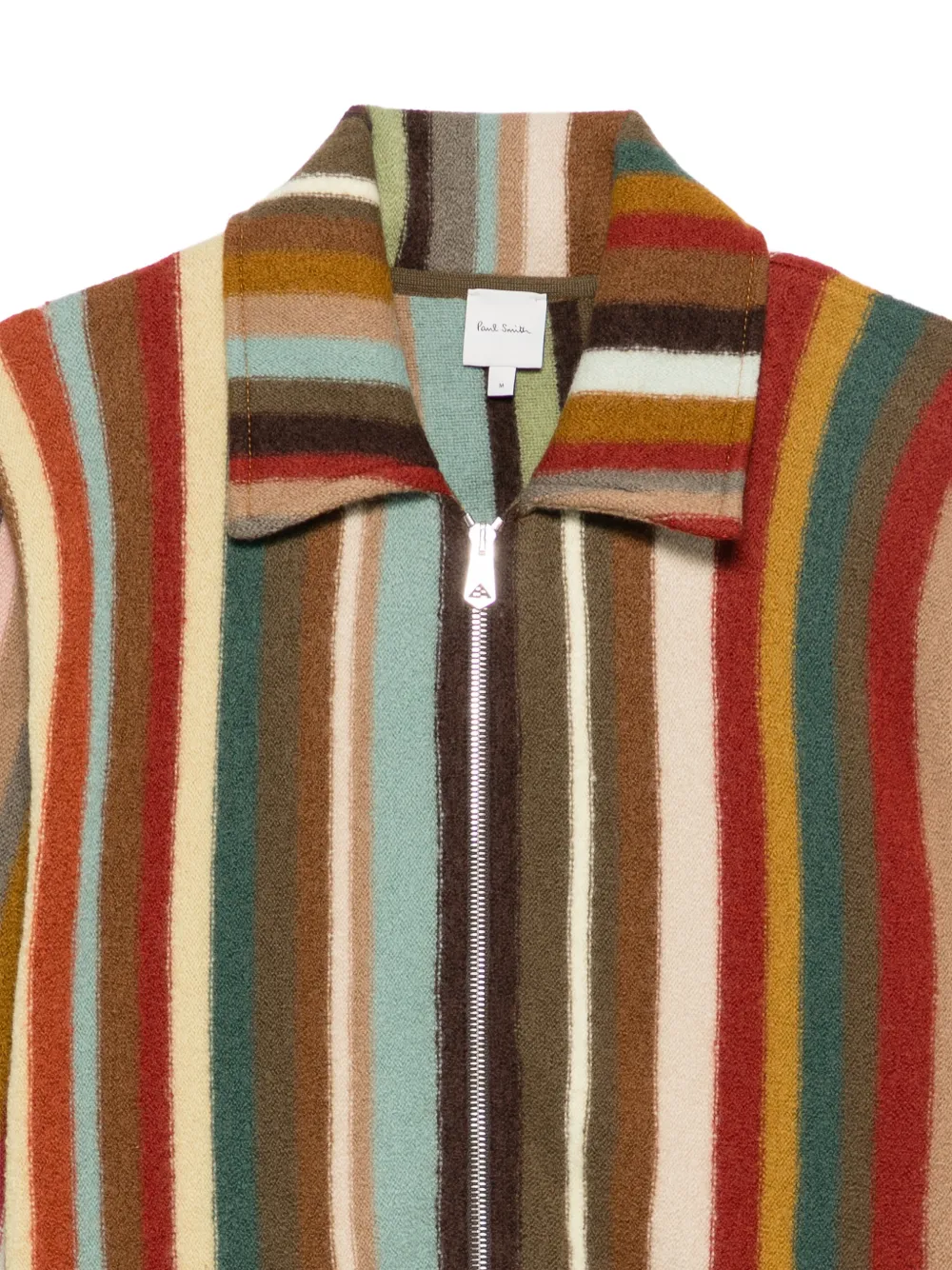 Paul Smith striped zip-up cardigan Bruin