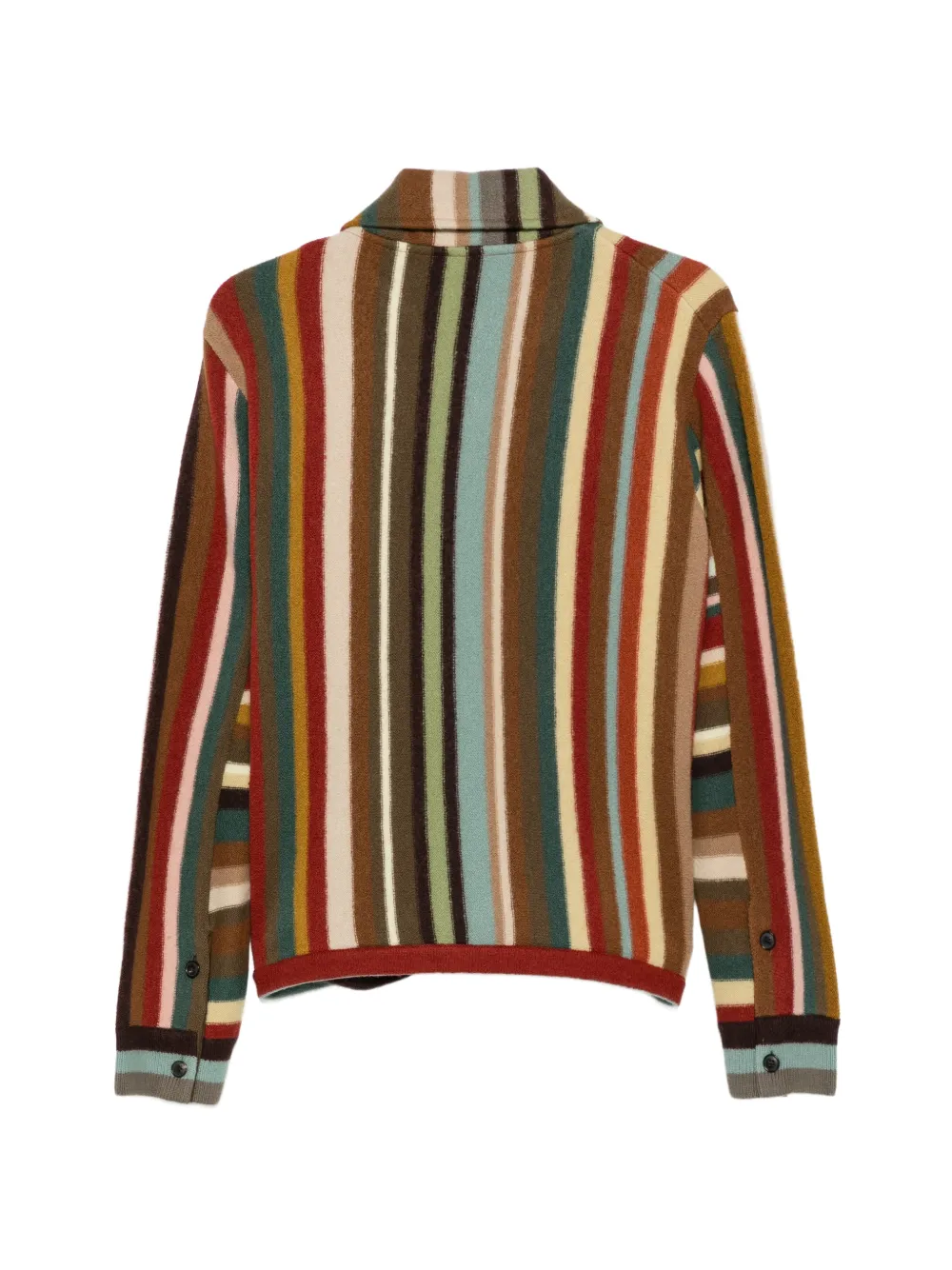 Paul Smith striped zip-up cardigan Bruin