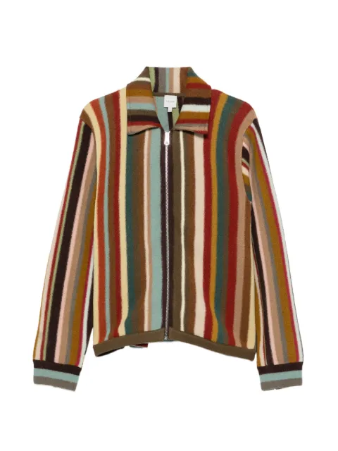 Paul Smith striped zip-up cardigan