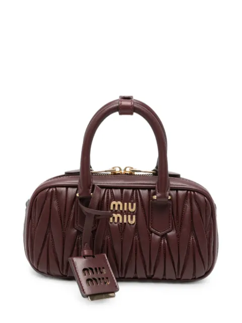 Miu Miu mini leather tote bag