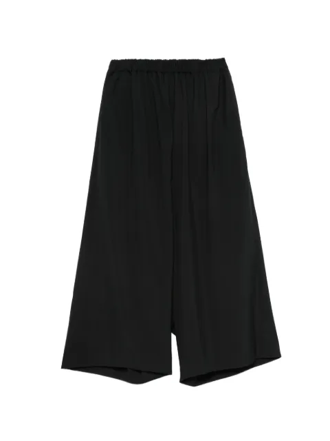 Comme Des Garçons elasticated-waistband cropped trousers